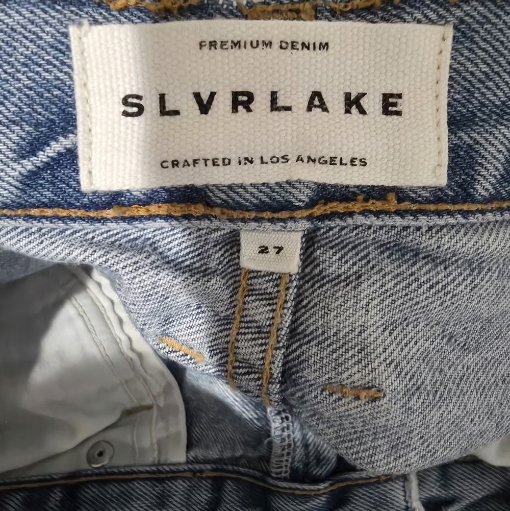SLVRLAKE Beatnik High Rise Jeans Borrowed Time‎ 27 - Picture 7 of 8